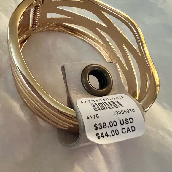 Anthropologie Honeycomb Bangle Bracelet - Picture 7 of 8